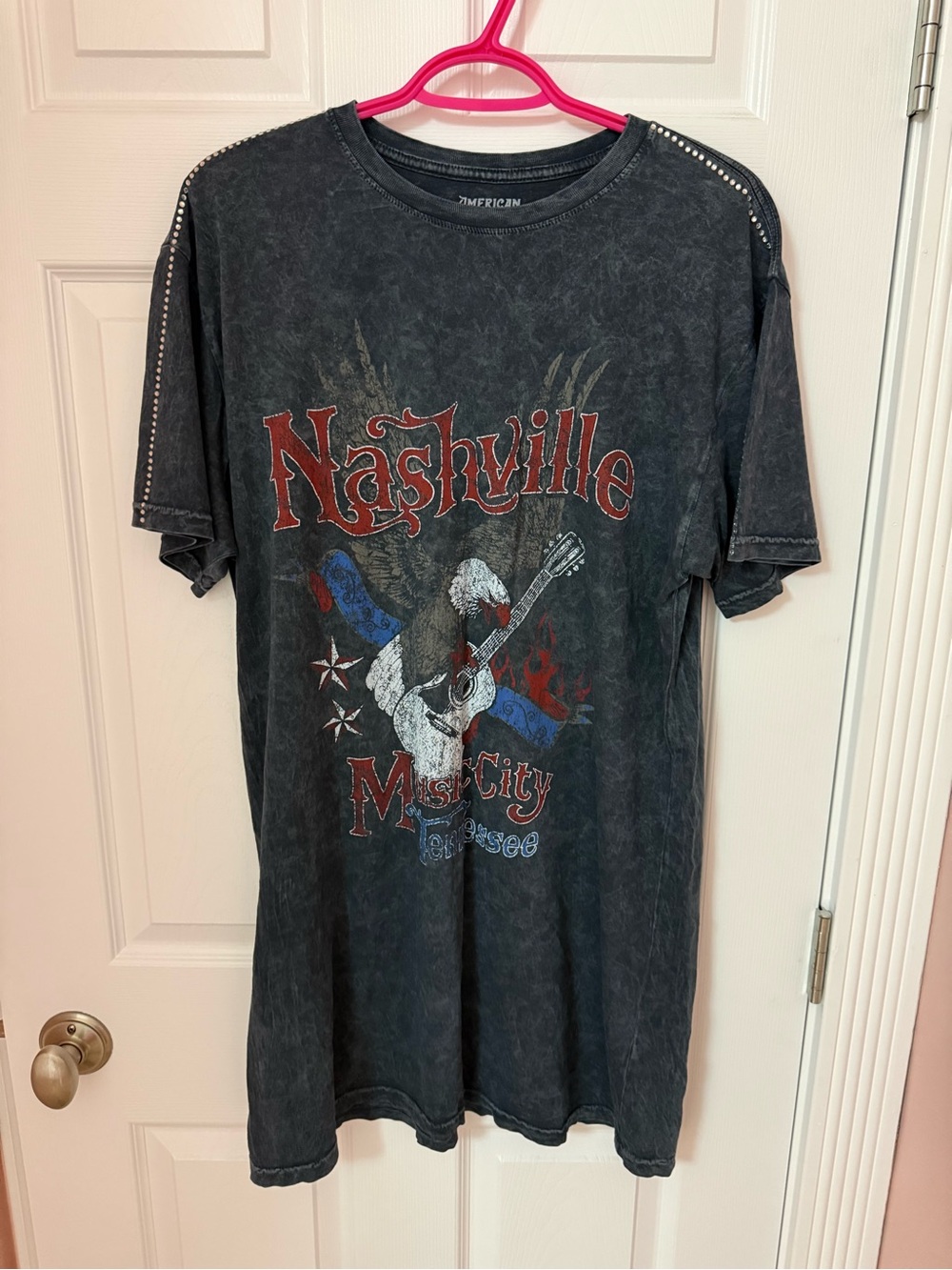 American Highway Nashville Music City Graphic Tee - Black - M